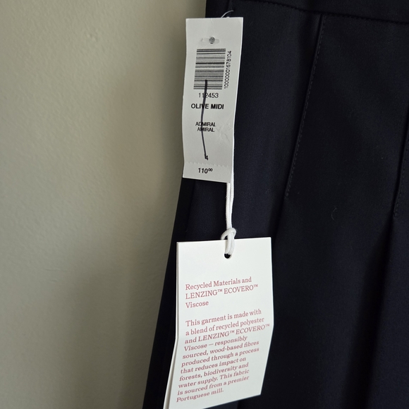 Sunday Best Navy Pleated Preppy School Girl Tennis Skirt 4 - Picture 6 of 12